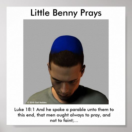 Benny Prays Poster (Voorkant)