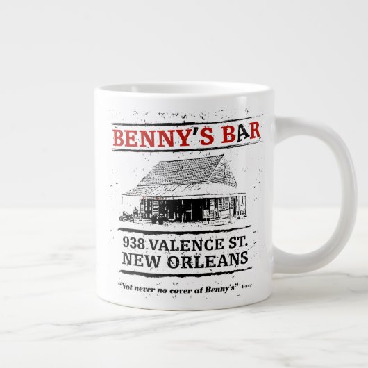 Benny's Bar New Orleans Grote Koffiekop (Rechts)