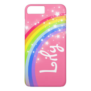 Benoemd 4-letterige regenboogroze ifoon Case-Mate iPhone case