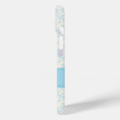 Benoemd dameslichtblauw & roomchassis Case-Mate iPhone case (Achterkant / Links)