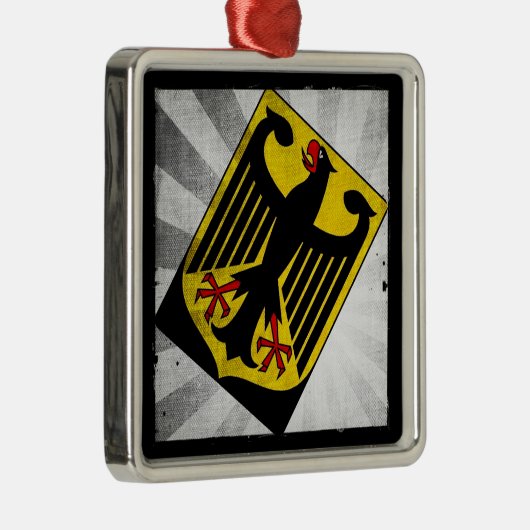 Benoemd Duitsland Metalen Ornament (Rechts)