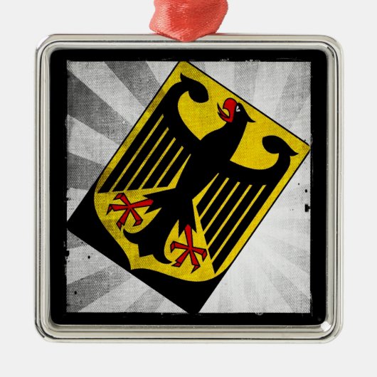 Benoemd Duitsland Metalen Ornament (Voorkant)