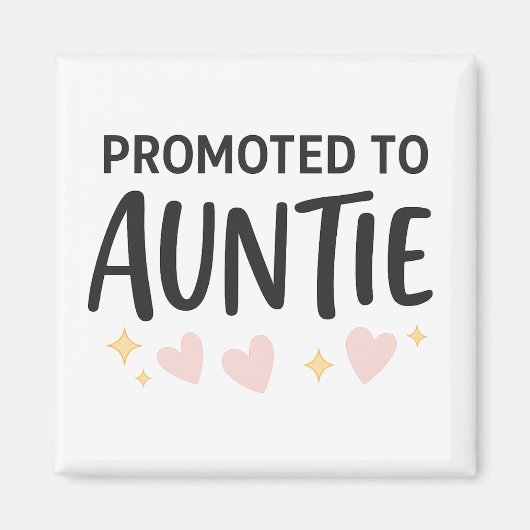 Benoemd tot Aantijntje Aankondiging Magneet (Voorkant)