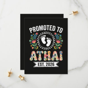 Benoemd tot Athai 2026 Eerste Keer Tante Save The Date