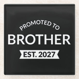 Benoemd tot broer Est 2027 Big Brother II Glazen Onderzetter