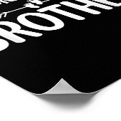 Benoemd tot broer Funny zwangerschapsaankondiging  Poster (Hoek)