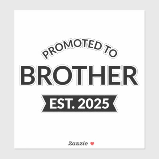 Benoemd tot broer per 2025 II Sticker (Vel)