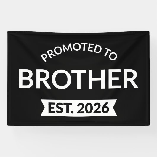 Benoemd tot broer per 2026 II Spandoek (Horizontaal)