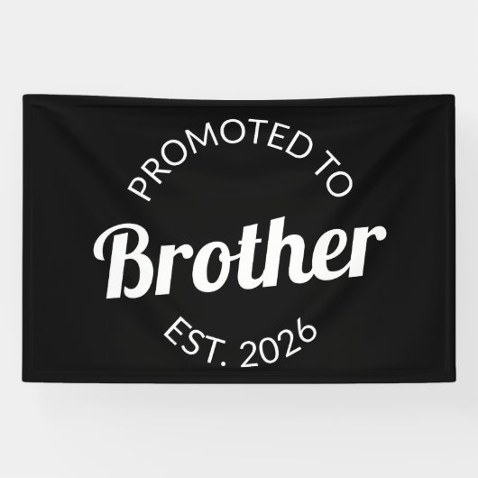 Benoemd tot broer Verw. 2026 I Spandoek (Horizontaal)