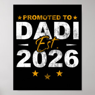 Benoemd tot dadi 2026 grappige nieuwe oma onthulli poster