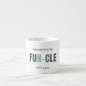 Benoemd tot FUN-CLE 2025 | Grappig Persoonlijk Espresso Kop (Voorkant)