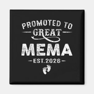 Benoemd tot geweldige Mema Est 2026 Zwangerschapsa Magneet