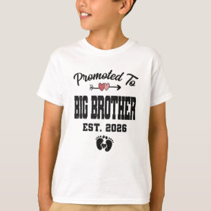 Benoemd tot grote broer Est 2026 Eerste keer broer T-shirt