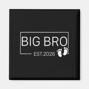 Benoemd tot grote broer Est 2026 Nieuwe broer baby Magneet