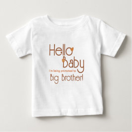 Benoemd tot grote broer Hallo Baby Retro