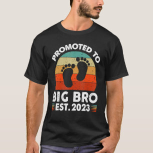 Benoemd tot grote broer Ik word een grote broer T-shirt