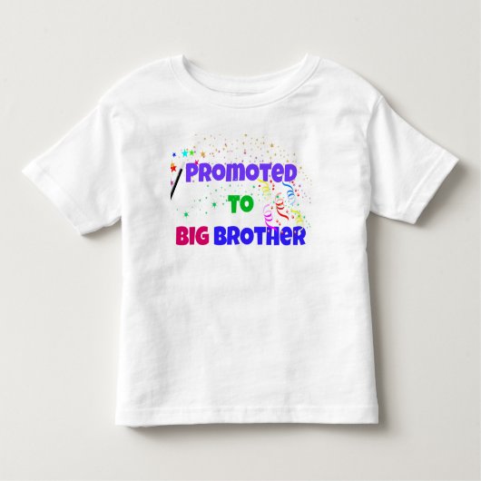 Benoemd tot grote broer kinder shirts (Voorkant)