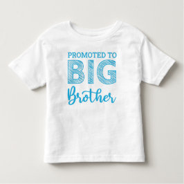 Benoemd tot grote broer kinder shirts