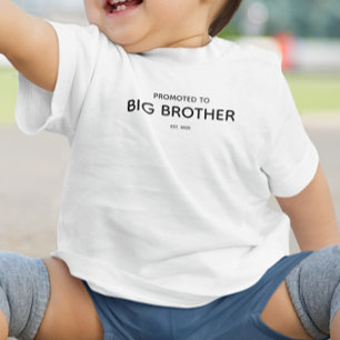 Benoemd tot grote broer zwangerschapsaankondiging kinder shirts