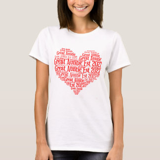 Benoemd tot Grote Tante Est 2027, Cadeau voor Tant T-shirt