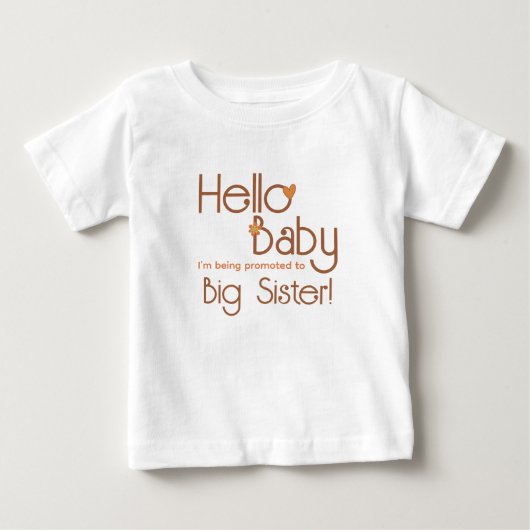 Benoemd tot grote zus Hallo Baby Retro (Voorkant)
