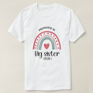 Benoemd tot grote zus Schattig 2026 Baby T-shirt