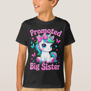 Benoemd tot grote zus schattige eenhoorn oudere zu t-shirt