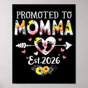 Benoemd tot mama 2026 Eerste keer nieuwe oma Zwang Poster