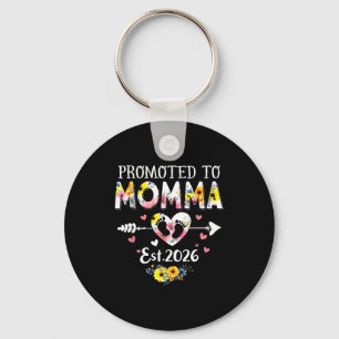 Benoemd tot mama 2026 Eerste keer nieuwe oma zwang Sleutelhanger