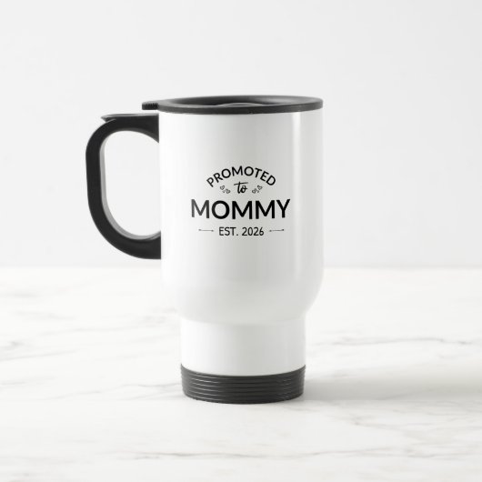 Benoemd tot mama Est. 2026 II Reisbeker (Links)