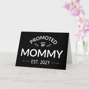 Benoemd tot mama Est 2027 Nieuwe mama-aankondiging Kaart
