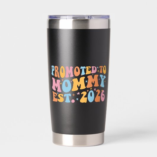 Benoemd tot mama per 2026 III Geïsoleerde Drinkbeker (Voorkant)