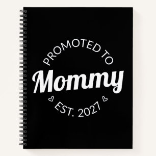Benoemd tot mama vanaf 2027 Aankondiging nieuwe ma Notitieboek