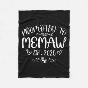 Benoemd tot memaw est 2026 eerste keer moeder moed fleece deken