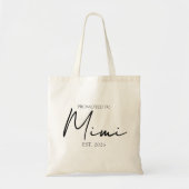 Benoemd tot Mimi Chic Everyday Schrift Tote Bag (Voorkant)