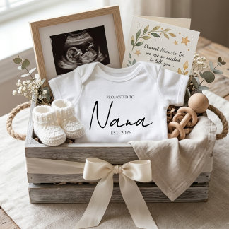 Benoemd tot Nana Zoete Jubileum Jaar Aankondiging Romper