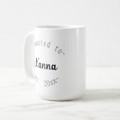 Benoemd tot Nanna Koffiemok (Voorkant links)