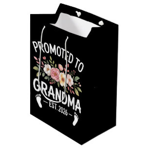 Benoemd tot oma 2026 Eerste keer Nana Bloemstuk Medium Cadeauzakje