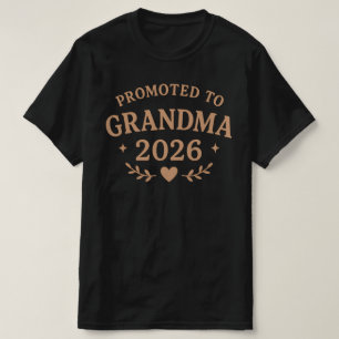 Benoemd tot oma 2026  Nieuw cadeau-idee voor oma   T-shirt