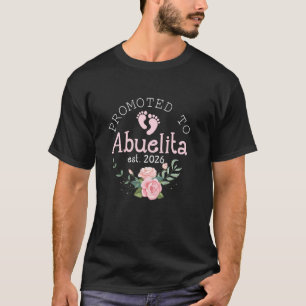 Benoemd tot oma 2026 Nieuwe oma voor de eerste kee T-shirt