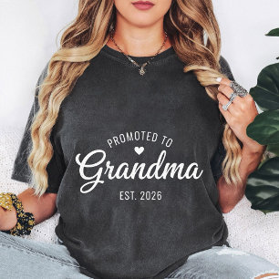 Benoemd tot oma Est 2026 Hart T-shirt