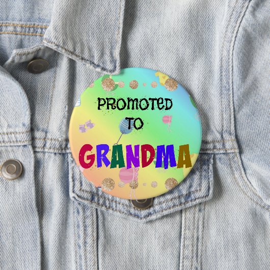 Benoemd tot oma, Feest, Ronde Button 4,0 Cm (In situ)