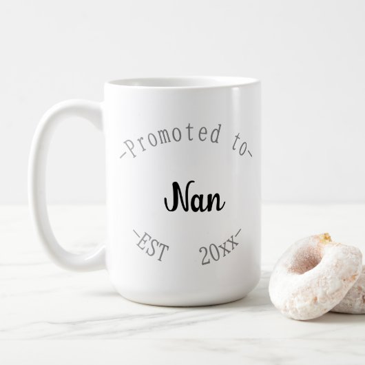 Benoemd tot oma koffiemok (Met donut)