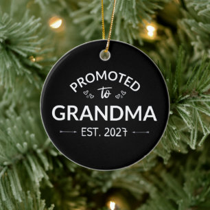 Benoemd tot oma - Opgericht 2027 Nieuwe Nana II Keramisch Ornament