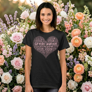Benoemd tot Oma Tante Est 2026, Cadeau voor Tante T-shirt
