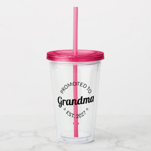 Benoemd tot oma vanaf 2027 Nieuwe Nana I Acryl Drinkbeker