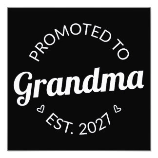 Benoemd tot oma vanaf 2027 Nieuwe Nana I Foto Afdruk