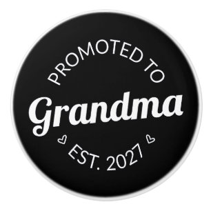 Benoemd tot oma vanaf 2027 Nieuwe Nana I Keramische Knop
