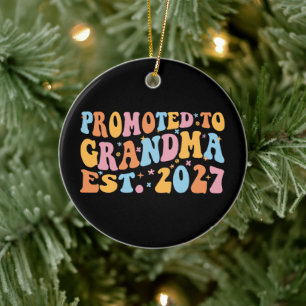 Benoemd tot oma vanaf 2027 Nieuwe Nana Keramisch Ornament