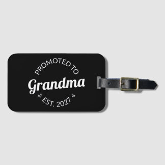 Benoemd tot oma vanaf 2027 Nieuwe Oma I Bagagelabel